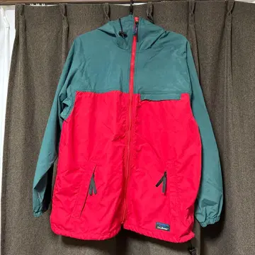 LL.Bean 마운틴 파카 빨간색/그린