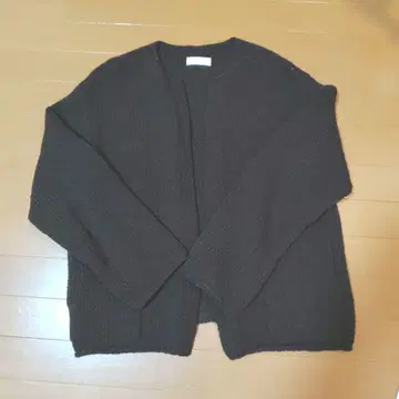 카구레 페루 크루넥 가디건 브라운