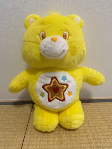 케어베어 키라키라 BIG 봉제 인형 옐로우 컬러