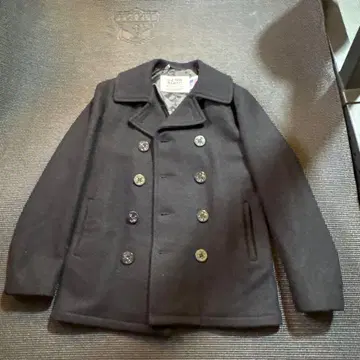 샷 P 코트 네이비