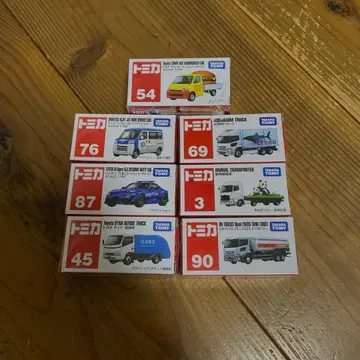 [미사용 새상품] 토미카 차량 세트 7대 세트