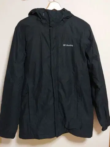 컬럼비아 마운틴 후드티 충전솜 블랙 S 로고 자수