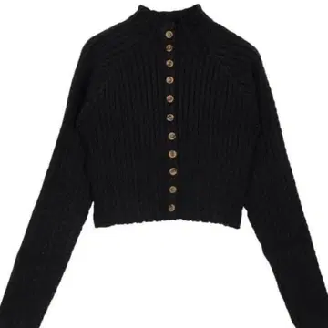 AMERI 2WAY MINI CABLE KNIT CARDIGAN