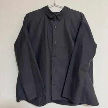 Plantation 플랜테이션 블랙 긴팔 셔츠 상의 블라우스