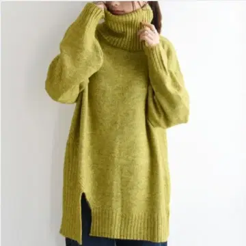 BIG 터틀 니트 머스타드 이번 시즌 품절 색상