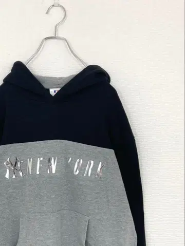 MLB NEW YORK 양키스 풀오버 후드티 블랙/그레이