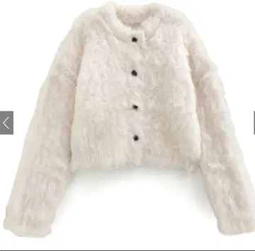 택 포함 GRL 라운드넥 샤기 숏 기장 가디건 an1697