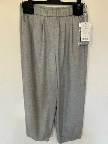 [ 새상품 미사용 ] 와코루 러브바디 코쿤팬츠 허리밴딩 그레이