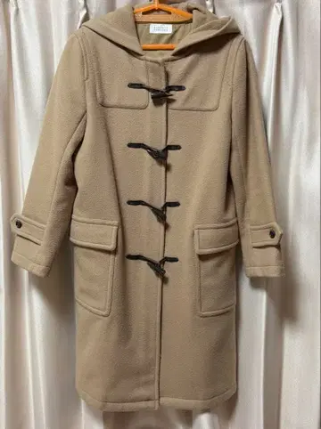 [ 새상품급 ] 바니스뉴욕 울 더플 코트 카멜 사이즈 36