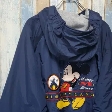 디즈니 나일론 자켓 캐릭터 자수 미키마우스 L