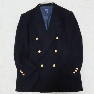컨디션 최상 KEITH 키이스 네이비 골드 버튼 더블 블레이저 XL