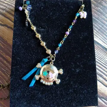 안나수이 스컬 목걸이 파이리츠 시리즈 해골 레어