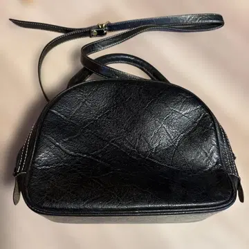 여성용 블랙 숄더백 천연 가죽