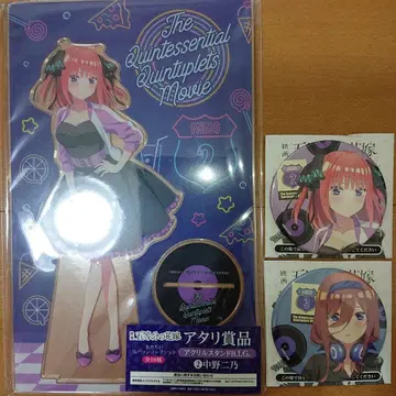 5등분의 신부 캔뱃지 아크릴 스탠드 BIG 나카노 니노 미개봉 새상품