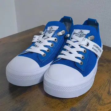 LA SCARPA MODA 파란색 캔버스 스니커즈