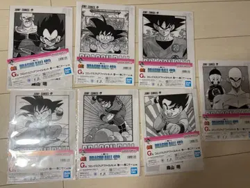 드래곤볼 제일복권 40th 클리어 파일 7장 세트