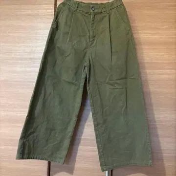 가격 인하 PUAL CE CIN 카츠라기 와이드 팬츠 카키