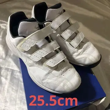Mizuno 25.5cm 소년 야구 트레이닝 슈즈 화이트