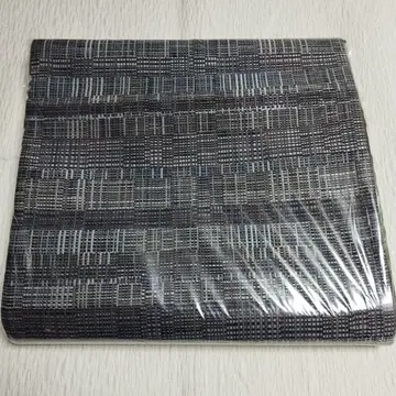 실크 후쿠로 오비 가로 줄무늬 기하학 패턴