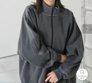 whimsic 피그먼트 다이 트랙 자켓