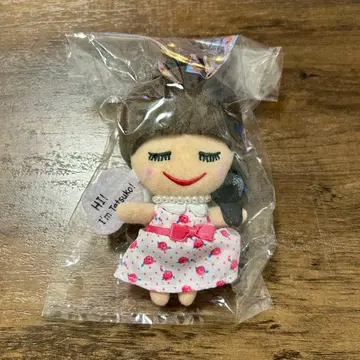 쿠로야나기 테츠코 마스코트 키링 봉제 인형 화이트