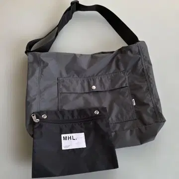 새상품급 MHL. MATT NYLON 숄더백 대용량