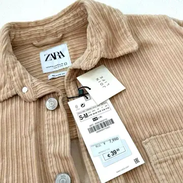 ZARA 남성용 코듀로이 셔츠 S~M