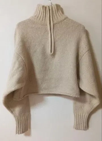 투데이풀 하프 지퍼 니트