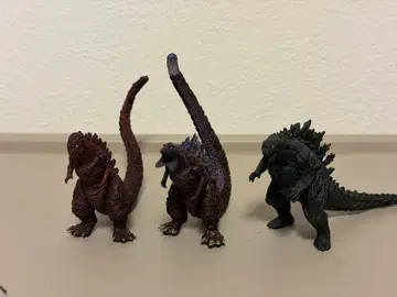 가챠가챠 고질라 피규어 3체 세트