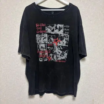 y2k 시크 스타일 펑크 T셔츠 구제 의류 L