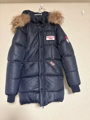 PUPPA ALPINE SKI TEAM 다운 자켓 퍼 네이비