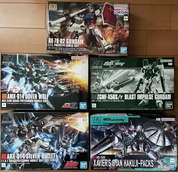 HG 1/144 도벤 울프 외 5점 새상품 건담 프라모델 묶음 판매
