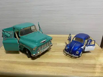 시보레 픽업 1/18 & VW 비틀 1967년식 파랑/화이트 1:24