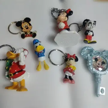 디즈니 캐릭터 키링 6개 세트