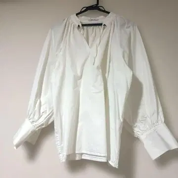 Deuxieme Class 화이트 블라우스