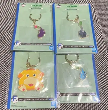 피크민 아크릴 키링 4개 세트