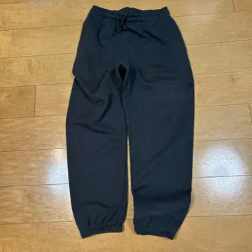 블랙 맨투맨 조거 팬츠 헤비웨이트