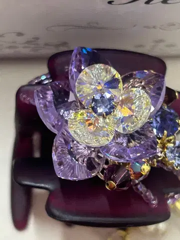 귀중 컴플렉스 비즈 럭셔리 클립