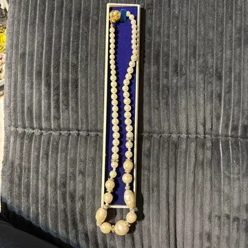 화이트 펄 목걸이