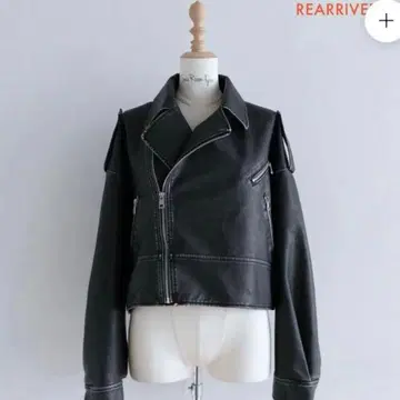 [ 새상품급 ] searoomlynn 에코 가죽 라이더 자켓 short