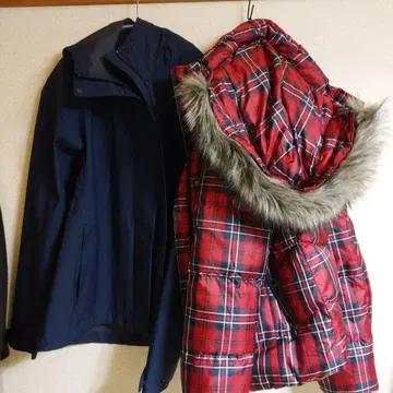 UNIQLO 여성용 아우터 2종 다운 자켓 & 방수 자켓