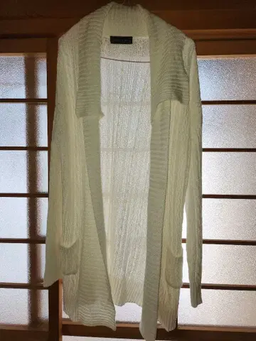 컨디션 최상! 무료배송! CECI McBEE 아이보리 롱 가디건