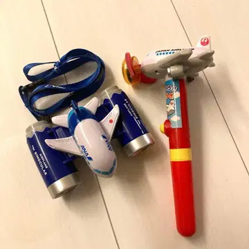 ANA 비행기 모양 쌍안경 JAL 선풍기