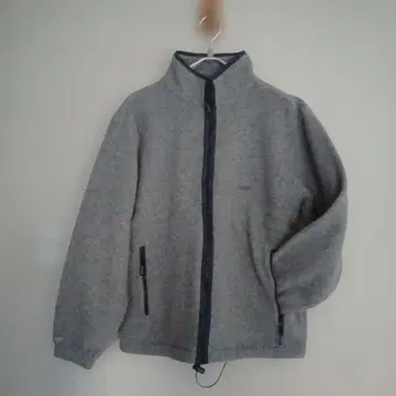 그레이 플리스 자켓 풀 집업