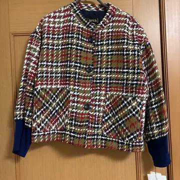 미사용품 노카라 자켓