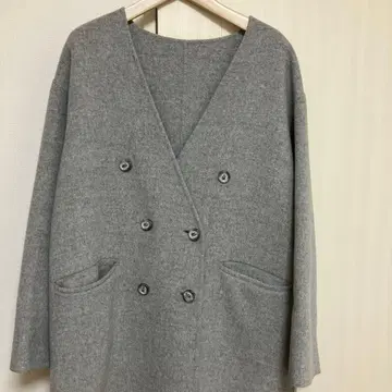 스픽 앤 스팬 노카라 울 리버 코트 38