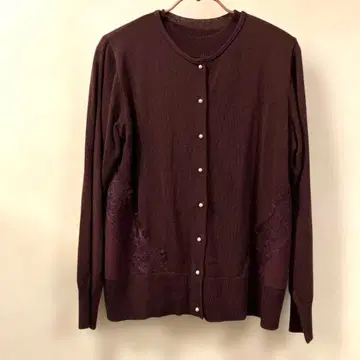 아나텔리어 고급 니트 앙상블/보르도 L 사이즈