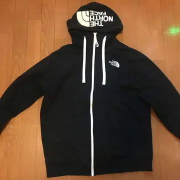 THE NORTH FACE 블랙 풀 지퍼 후드티