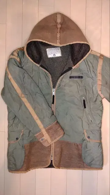 밀리터리 자켓 그린 브라운