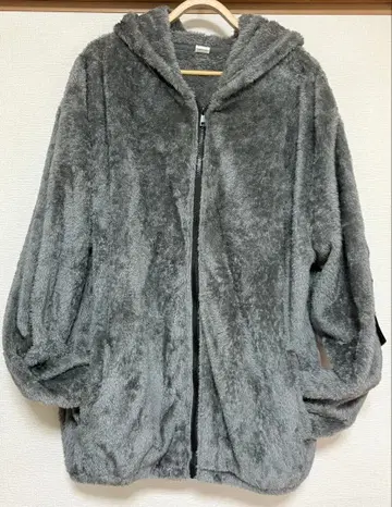 그레이 플리스 자켓 XXL